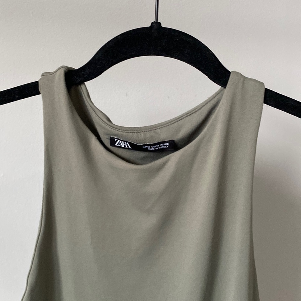 ZARA Green Bodysuit